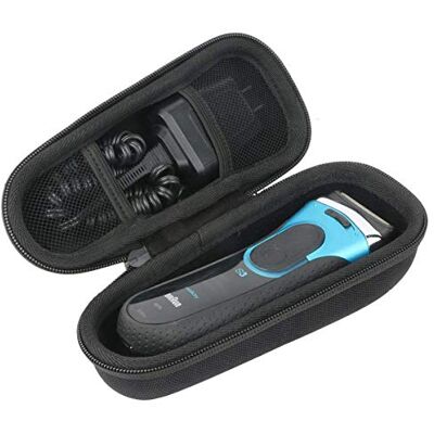 khanka Hard Case Travel Case Draagtas voor Braun Series 3 340s-4 3090 3030S 3020s Oplaadbaar Raster Elektrisch Scheerapparaat voor Mannen, zwart. khanka Hard Case Travel Case Draagtas voor Braun Series 3 340s-4 3090 3030S 3020s Oplaadbaar Raster Elektrisch Scheerapparaat voor Mannen, zwart.