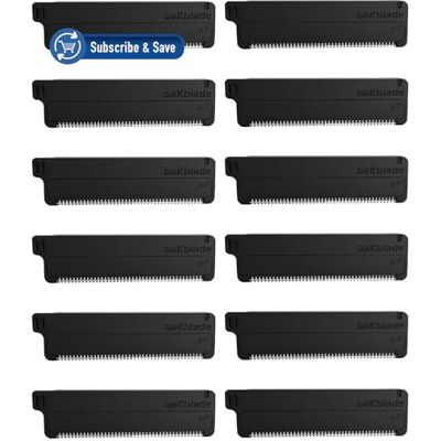 BAKBLADE 2.0 Navulpatronen 12 DryGlide Mesjes voor Rug- en Lichaamshaar Compatibel met 2.0, 3.0 en 2.0 Elite Scheerapparaten BAKBLADE 2.0 Navulpatronen 12 DryGlide Mesjes voor Rug- en Lichaamshaar Compatibel met 2.0, 3.0 en 2.0 Elite Scheerapparaten