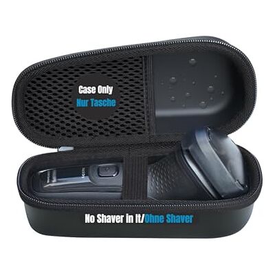 Woollo Polyurethaanhoes compatibel met Philips Shaver Series 3000 S3145/00 S3342 3000X X3001 X3053 draagbare harde baardtrimmer waterdichte tas voor nat en droog elektrisch scheerapparaat 3000X Woollo Polyurethaanhoes compatibel met Philips Shaver Series 3000 S3145/00 S3342 3000X X3001 X3053 draagbare harde baardtrimmer waterdichte tas voor nat en droog elektrisch scheerapparaat 3000X