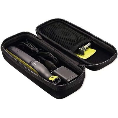 Safinein Reisetui voor Micro Touch Solo/Fit voor Braun Series XT5/Fit voor King C. Gillette, hybride elektrische baardtrimmer, scheerapparaat, tondeuse, scheerapparaat, verzorgingsset (zwart) Safinein Reisetui voor Micro Touch Solo/Fit voor Braun Series XT5/Fit voor King C. Gillette, hybride elektrische baardtrimmer, scheerapparaat, tondeuse, scheerapparaat, verzorgingsset (zwart)