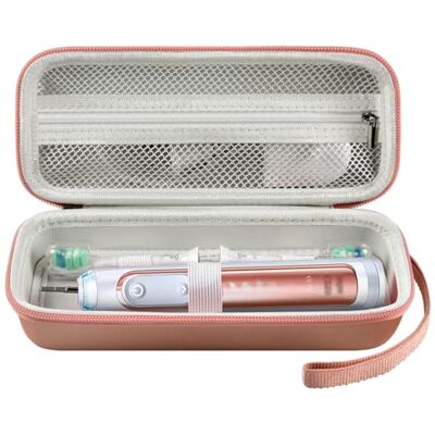 Boobowl Hoes compatibel met Philips Sonicare ProtectiveClean voor Oral-B tandenborstels, voor Philips elektrische tandenborstels, opbergdoos, reistas voor Oral-B Pro, chager en accessoires (roségoud) Boobowl Hoes compatibel met Philips Sonicare ProtectiveClean voor Oral-B tandenborstels, voor Philips elektrische tandenborstels, opbergdoos, reistas voor Oral-B Pro, chager en accessoires (roségoud)