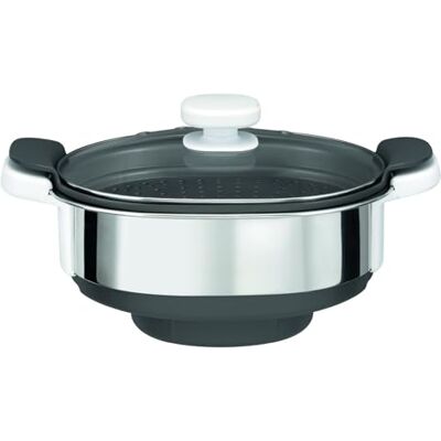 Moulinex Companion stoomkoker accessoires, 3,7 l, zilverkleurig Moulinex Companion stoomkoker accessoires, 3,7 l, zilverkleurig