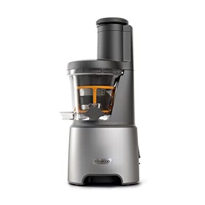 Kenwood PureJuice Pro JMP85.00SI Slow Juicer sapcentrifuge voor zelfgemaakte sap, XXL-opening voor hele vruchten, lage snelheid voor het bewaren van belangrijke vitaminen, 230 W, zilver Kenwood PureJuice Pro JMP85.00SI Slow Juicer sapcentrifuge voor zelfgemaakte sap, XXL-opening voor hele vruchten, lage snelheid voor het bewaren van belangrijke vitaminen, 230 W, zilver