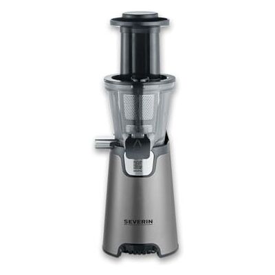 Severin ES 3571 Slow Juicer, 150W, Metallic Grijs/Zwart/Roestvrij Staal Severin ES 3571 Slow Juicer, 150W, Metallic Grijs/Zwart/Roestvrij Staal