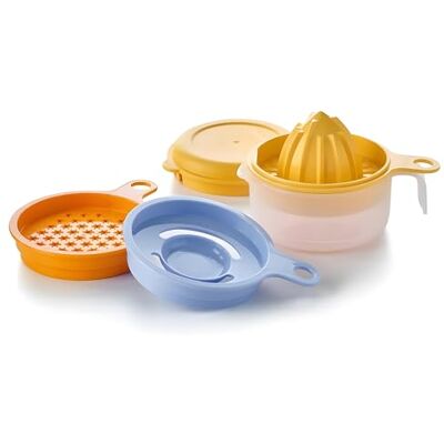 Tupperware 7-in-1 multifunctionele kan, 7-in-1 citruspers, eierscheider, 200 ml, kunststof, 12,5 cm, vaatwasmachinebestendig, ideaal voor keuken, huis, professionele kwaliteit Tupperware 7-in-1 multifunctionele kan, 7-in-1 citruspers, eierscheider, 200 ml, kunststof, 12,5 cm, vaatwasmachinebestendig, ideaal voor keuken, huis, professionele kwaliteit