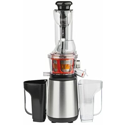 H.Koenig Vertical Juicer GSX22, Vitamine, Sapcentrifuge, BPA Vrij, 82 mm, Grote Mond, 3 Vuilzeefjes voor Dun of Dik Sap en Sorbet, Zachte Druk, 60 tpm, 400 W H.Koenig Vertical Juicer GSX22, Vitamine, Sapcentrifuge, BPA Vrij, 82 mm, Grote Mond, 3 Vuilzeefjes voor Dun of Dik Sap en Sorbet, Zachte Druk, 60 tpm, 400 W