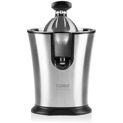 Caso CP 300 Elektrische en krachtige design citruspers met universele kegel voor alle gangbare citrusvruchten, 160 W, druppelstop, roestvrijstalen filter, drukarm Caso CP 300 Elektrische en krachtige design citruspers met universele kegel voor alle gangbare citrusvruchten, 160 W, druppelstop, roestvrijstalen filter, drukarm