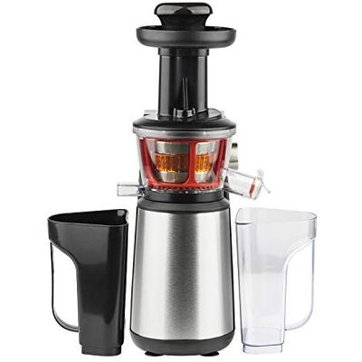 H.Koenig Vertical Juicer GSX12, Zwart, Roestvrijstaal, Vitamine, Juicer, BPA-Vrij, 82 mm, Grote Mond, Zachte Druk, 60 Toerental, 400 W H.Koenig Vertical Juicer GSX12, Zwart, Roestvrijstaal, Vitamine, Juicer, BPA-Vrij, 82 mm, Grote Mond, Zachte Druk, 60 Toerental, 400 W