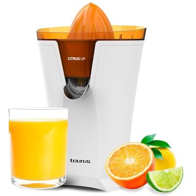 Taurus Extra hoge citruspers Citrus Up 40 W continue stroom 2 kegels tank 200 ml glazen tot 14 cm afsluitbare tuit tweerichtingsrotatie Taurus Extra hoge citruspers Citrus Up 40 W continue stroom 2 kegels tank 200 ml glazen tot 14 cm afsluitbare tuit tweerichtingsrotatie
