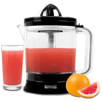 Duronic JE416 Elektrische citruspers, 40 W, inhoud 1,6 l, verstelbaar filter voor de pulp, ideaal voor citrusvruchtensap, sinaasappels, citroenen, vers fruit Duronic JE416 Elektrische citruspers, 40 W, inhoud 1,6 l, verstelbaar filter voor de pulp, ideaal voor citrusvruchtensap, sinaasappels, citroenen, vers fruit