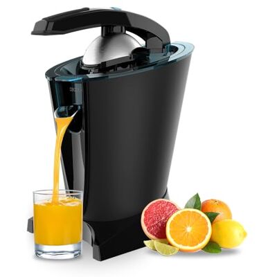 Cecotec EssentialVita Hyden 600 Elektrische citruspers met arm voor sinaasappels en citrusvruchten. 600 W, roestvrijstalen filter, 2 afneembare kegels, drukhendel, druppelstop systeem Cecotec EssentialVita Hyden 600 Elektrische citruspers met arm voor sinaasappels en citrusvruchten. 600 W, roestvrijstalen filter, 2 afneembare kegels, drukhendel, druppelstop systeem