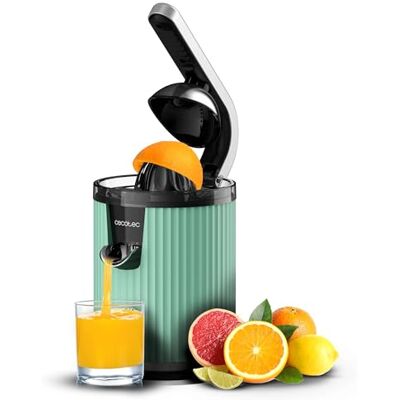 Cecotec Elektrische citruspers met arm voor sinaasappels en citrusvruchten Xqueeze RetroJuice 600 Green. 600 W, retrostijl, roestvrijstalen filter, kunststof kegel, hendel voor vruchtvleesextractie Cecotec Elektrische citruspers met arm voor sinaasappels en citrusvruchten Xqueeze RetroJuice 600 Green. 600 W, retrostijl, roestvrijstalen filter, kunststof kegel, hendel voor vruchtvleesextractie