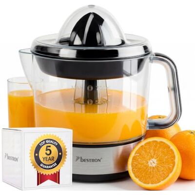 Bestron ACJ350Z elektrische citruspers, 0,7 L, 40W, zwart Bestron ACJ350Z elektrische citruspers, 0,7 L, 40W, zwart