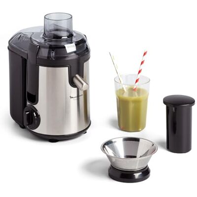 Moulinex FRUTELIA-centrifuge, metaal, groenten en fruit, vitamine C, 2 snelheden, capaciteit 950 ml, roestvrij staal JU420D10 Centrifugeuse 400W 2 Vitesses + Pulse Extraction Efficace Tous Types de Fruits et Légumes Moulinex FRUTELIA-centrifuge, metaal, groenten en fruit, vitamine C, 2 snelheden, capaciteit 950 ml, roestvrij staal JU420D10 Centrifugeuse 400W 2 Vitesses + Pulse Extraction Efficace Tous Types de Fruits et Légumes