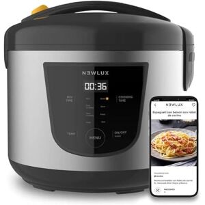Newlux NEWCOOK -Keukenmachine, multifunctioneel, 5 l, mod. NEWCOOK, programmeerbaar, 24 uur. Elektrische multikoker met 8 voorgeconfigureerde menu's en warmhoudfunctie 24 uur. Inclusief 100% antiaanbaklaag Newlux NEWCOOK -Keukenmachine, multifunctioneel, 5 l, mod. NEWCOOK, programmeerbaar, 24 uur. Elektrische multikoker met 8 voorgeconfigureerde menu's en warmhoudfunctie 24 uur. Inclusief 100% antiaanbaklaag
