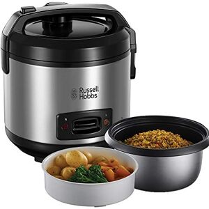 Russell Hobbs rijstkoker 2800 g, stoommand, afsluitbaar deksel, warmhoudfunctie, afneembare antiaanbakschaal, 27080-56 (exclusief Amazon) Russell Hobbs rijstkoker 2800 g, stoommand, afsluitbaar deksel, warmhoudfunctie, afneembare antiaanbakschaal, 27080-56 (exclusief Amazon)