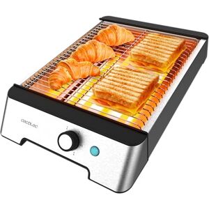 Cecotec NiceSlice horizontale platte broodrooster Bread broodrooster van roestvrij staal met 3 weerstanden, 1000 W, alle brood en broodjes, kwartsbestendig, 6 roosterniveaus Cecotec NiceSlice horizontale platte broodrooster Bread broodrooster van roestvrij staal met 3 weerstanden, 1000 W, alle brood en broodjes, kwartsbestendig, 6 roosterniveaus