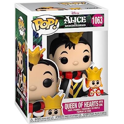 Funko 55740 POPandBuddy Disney: Alice 70th– Queen w/King Funko 55740 POPandBuddy Disney: Alice 70th– Queen w/King