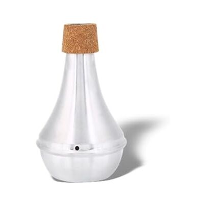 Dilwe Mute trompeter, rechte trompetend van aluminiumlegering kurk, praktische geluidloze trompet? Vaccin D ?mpfer messing deel zilveren Chuizou Musical Instrument Parts Dilwe Mute trompeter, rechte trompetend van aluminiumlegering kurk, praktische geluidloze trompet? Vaccin D ?mpfer messing deel zilveren Chuizou Musical Instrument Parts
