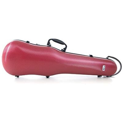 GEWA Vioolhoes van polycarbonaat maat 4/4-1/2, rood, zwarte binnenkant, 2 afneembare schouderbanden, accessoirevak, gevoerde ophanging, extra handgreep aan de zijkant GEWA Vioolhoes van polycarbonaat maat 4/4-1/2, rood, zwarte binnenkant, 2 afneembare schouderbanden, accessoirevak, gevoerde ophanging, extra handgreep aan de zijkant