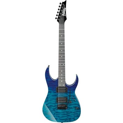 Ibanez GRG120QAASP-BGD GIO Series Elektrische gitaar, zwart hardware, blauw kleurverloop Ibanez GRG120QAASP-BGD GIO Series Elektrische gitaar, zwart hardware, blauw kleurverloop