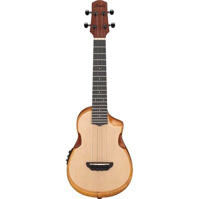 Ibanez AUC10E Elektro-akoestische concerukelele met open poriën met draagtas Ibanez AUC10E Elektro-akoestische concerukelele met open poriën met draagtas