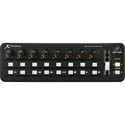Behringer X-TOUCH MINI USB-controller, zeer compact, universeel Behringer X-TOUCH MINI USB-controller, zeer compact, universeel