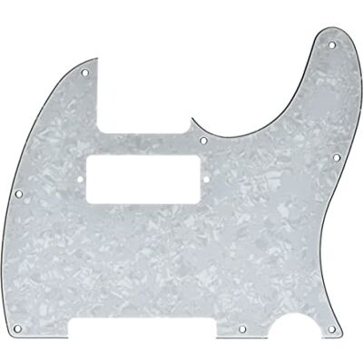 KAISH Beschermplaat voor Fender Telecaster met mini-gat Humbucker parelwit KAISH Beschermplaat voor Fender Telecaster met mini-gat Humbucker parelwit
