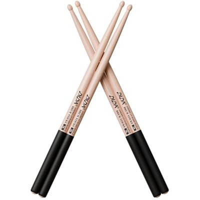 DIDA 2 paar drumsticks van hard esdoorn met antislip handgreep, voor elektronische batterij, voor studenten en beginners (harde esdoorn 7A) DIDA 2 paar drumsticks van hard esdoorn met antislip handgreep, voor elektronische batterij, voor studenten en beginners (harde esdoorn 7A)