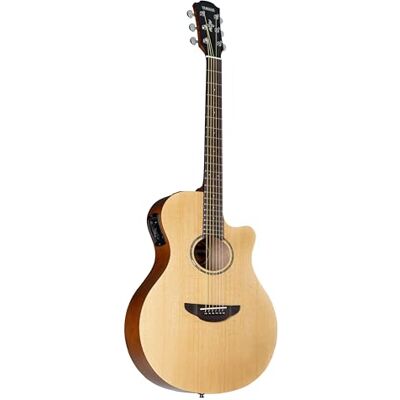 Yamaha APX600M Elektro-akoestische gitaar, matte afwerking, dun lichaam, thinline, afmetingen 65 cm, massieve bovenkant, System65 met EQ en Tuner, natuurlijk satijn Yamaha APX600M Elektro-akoestische gitaar, matte afwerking, dun lichaam, thinline, afmetingen 65 cm, massieve bovenkant, System65 met EQ en Tuner, natuurlijk satijn