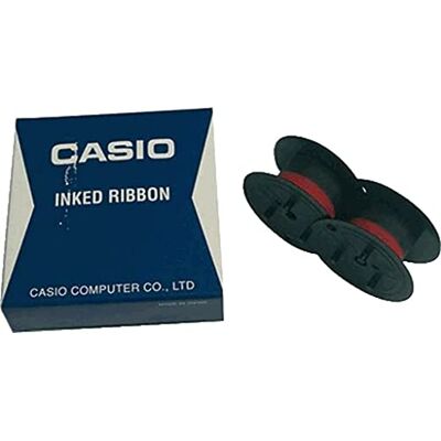 Casio inktlint RB-02, zwart/rood Casio inktlint RB-02, zwart/rood