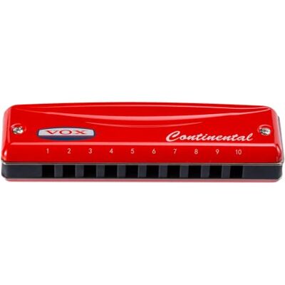 Vox Continental mondharmonica, type 2 G, rood Vox Continental mondharmonica, type 2 G, rood