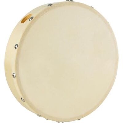 A-Star AP8102 Handdrum voorgestemd, natuurhoofd, leermuziekinstrument, bruin, 20,3 cm A-Star AP8102 Handdrum voorgestemd, natuurhoofd, leermuziekinstrument, bruin, 20,3 cm