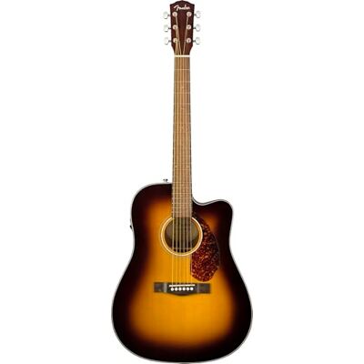 Fender CD-140SCE Dreadnought Akoestische gitaar, bruin, met harde schaal Micro Fishman, geïntegreerd stemapparaat, massief sparren top, uitgesneden lichaam, inclusief hardcase Fender CD-140SCE Dreadnought Akoestische gitaar, bruin, met harde schaal Micro Fishman, geïntegreerd stemapparaat, massief sparren top, uitgesneden lichaam, inclusief hardcase