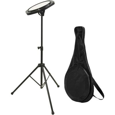 On-Stage Op de scène Dfp5500 Practise Pad trommel met standaard en tas On-Stage Op de scène Dfp5500 Practise Pad trommel met standaard en tas