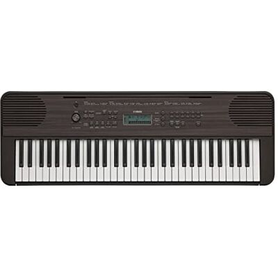 Yamaha Digitaal toetsenbord PSR-E360DW donker walnoot, digitaal instaptoetsenbord met 61 toetsen met aanslagdynamiek, draagbaar toetsenbord in veelzijdig design voor elke woonruimte Yamaha Digitaal toetsenbord PSR-E360DW donker walnoot, digitaal instaptoetsenbord met 61 toetsen met aanslagdynamiek, draagbaar toetsenbord in veelzijdig design voor elke woonruimte
