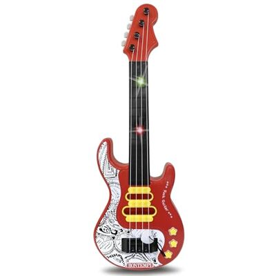 Bontempi ElectroGroove Elektronische lage rots voor krachtige trillingen en innovatieve ritmes, rood met patronen Bontempi ElectroGroove Elektronische lage rots voor krachtige trillingen en innovatieve ritmes, rood met patronen