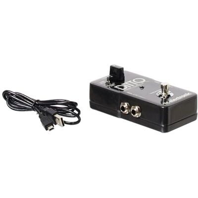 TC Electronic DITTO STEREO LOOPER Zeer intuïtief looperpedaal met stereo I/O en loopimport/export, compatibel met pc en Mac TC Electronic DITTO STEREO LOOPER Zeer intuïtief looperpedaal met stereo I/O en loopimport/export, compatibel met pc en Mac