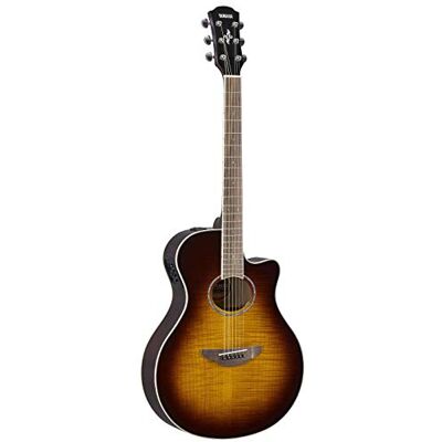 Yamaha APX600FM Elektro-akoestische gitaar, gevlamd esdoorn, dunne behuizing, 25 inch schaal, vorig systeem 65, EQ, geïntegreerde stemapparaat Brown Sunburst Yamaha APX600FM Elektro-akoestische gitaar, gevlamd esdoorn, dunne behuizing, 25 inch schaal, vorig systeem 65, EQ, geïntegreerde stemapparaat Brown Sunburst