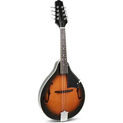 GEWA Mandoline A-1 Select sparrenhouten tafel esdoorn bodem/zijkanten F-gehoor inclusief premium etui hoogglans vintage Sunburst-afwerking GEWA Mandoline A-1 Select sparrenhouten tafel esdoorn bodem/zijkanten F-gehoor inclusief premium etui hoogglans vintage Sunburst-afwerking