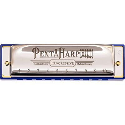 Hohner Mondharmonica pentaharp in Mi miner roestvrij staal (M21BX-EM) Hohner Mondharmonica pentaharp in Mi miner roestvrij staal (M21BX-EM)