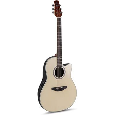 Applause Traditionele AB24 Mid Cutaway akoestische elektrische gitaar Lyrachord Roundback Mid-Depth Body AP3TP voorversterker sparrenhout tafel natuurlijk satijn AB24-4S Applause Traditionele AB24 Mid Cutaway akoestische elektrische gitaar Lyrachord Roundback Mid-Depth Body AP3TP voorversterker sparrenhout tafel natuurlijk satijn AB24-4S