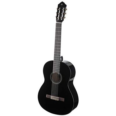 Yamaha C40BLII Akoestische gitaar, zwart 4/4 traditionele gitaar klassieke gitaar voor studenten ideaal voor beginners Yamaha C40BLII Akoestische gitaar, zwart 4/4 traditionele gitaar klassieke gitaar voor studenten ideaal voor beginners