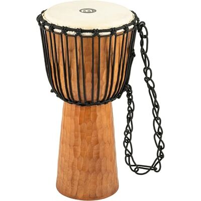 Meinl Percussion HDJ4-M Houten djembe serie Headliner/Nile touwtrekking, diameter 25,4 cm, maat M, bruin Meinl Percussion HDJ4-M Houten djembe serie Headliner/Nile touwtrekking, diameter 25,4 cm, maat M, bruin
