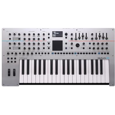 Roland GAIA 2 synthesizer met geavanceerde geluidsmogelijkheden, hybride geluidsgenerator combineert golftafelsyntheses en virtueel analoog, geïntegreerde Motional Pad Roland GAIA 2 synthesizer met geavanceerde geluidsmogelijkheden, hybride geluidsgenerator combineert golftafelsyntheses en virtueel analoog, geïntegreerde Motional Pad
