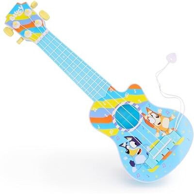Toyland ® 40 cm (16 inch) Bluey mijn eerste gitaar met geïntegreerd plectrum, instrument om te stemmen en te spelen, grappig muziekspeelgoed voor kinderen, vanaf 3 jaar Toyland ® 40 cm (16 inch) Bluey mijn eerste gitaar met geïntegreerd plectrum, instrument om te stemmen en te spelen, grappig muziekspeelgoed voor kinderen, vanaf 3 jaar