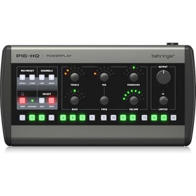 Behringer P16-HQ Channel Persoonlijke Tracking Mixer Hoge kwaliteit D/A-conversie en nauwkeurige toonregeling Behringer P16-HQ Channel Persoonlijke Tracking Mixer Hoge kwaliteit D/A-conversie en nauwkeurige toonregeling