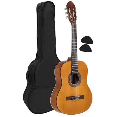 Juan Miguel Navarrez Navarrez NV13 klassieke gitaar 3/4 bruin incl. Gig Bag, plectrums Juan Miguel Navarrez Navarrez NV13 klassieke gitaar 3/4 bruin incl. Gig Bag, plectrums