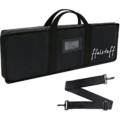 ffalstaff Semi-vaste tas voor ® Keyboard, 55 x 25 x 06 cm, met 5 mm padding voor toetsenbord, mini synth, controller, hoogwaardige afwerking, Italiaans design ffalstaff Semi-vaste tas voor ® Keyboard, 55 x 25 x 06 cm, met 5 mm padding voor toetsenbord, mini synth, controller, hoogwaardige afwerking, Italiaans design