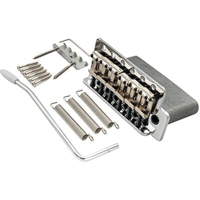 Musiclily Wilkinson M-serie WOV03 54 mm Vibrato Vintage 6 schroeven Tremolo brug Vintage Gebogen Bruggen, Vibrato Push-in Staaf, 36 mm Blok, voor Straat Type Elektrische Gitaar Musiclily Wilkinson M-serie WOV03 54 mm Vibrato Vintage 6 schroeven Tremolo brug Vintage Gebogen Bruggen, Vibrato Push-in Staaf, 36 mm Blok, voor Straat Type Elektrische Gitaar